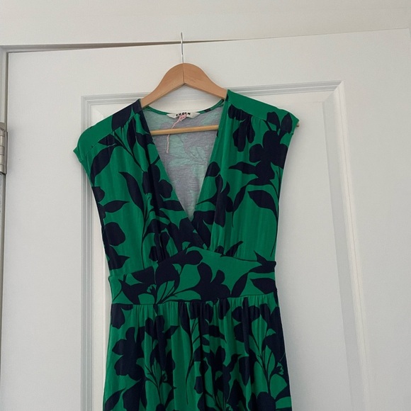 NWOT Boden Vanessa Jersey Wrap Maxi Dress Silhouette Bloom Floral - Picture 9 of 11